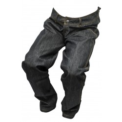 Pánské jeansy zateplené černý melír 1