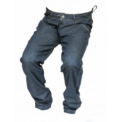 Pánské jeansy zateplené tmavě modré 6
