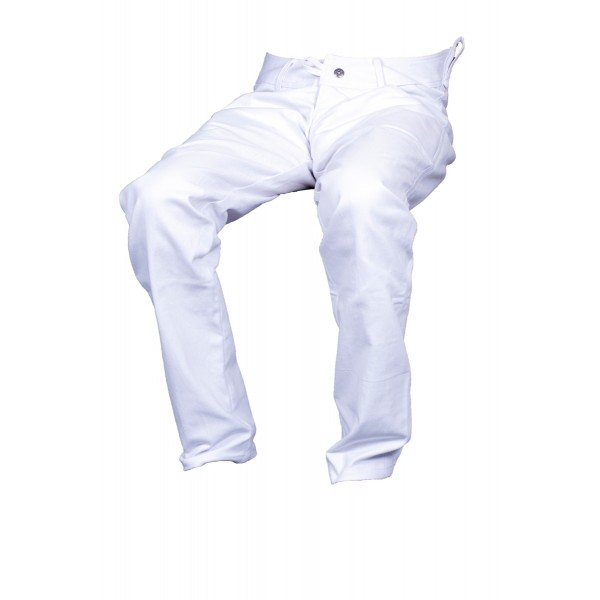 Dámské kalhoty zateplené bílé