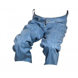 Dámské kraťasy jeans 3/4 modré 2