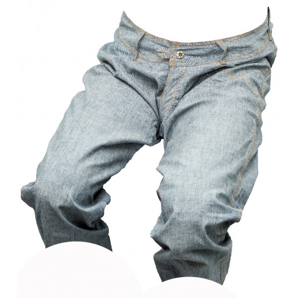 Pánské kraťasy jeans 3/4 béžové 3