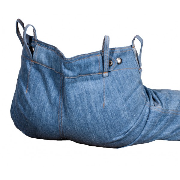 Pánské kraťasy jeans modré 2