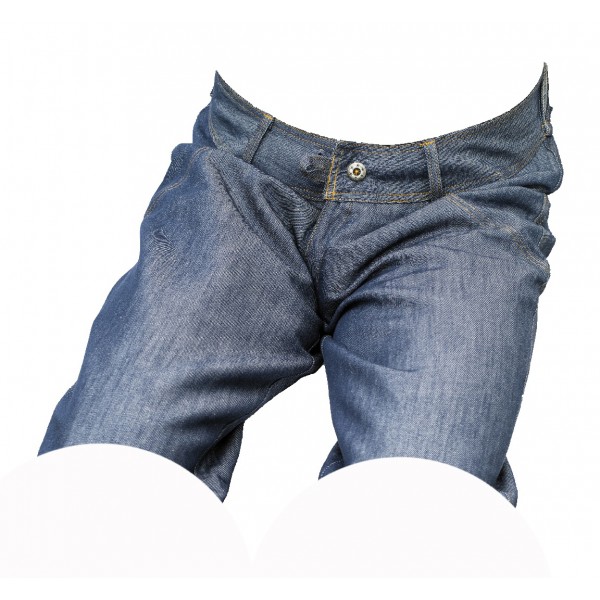Dámské kraťasy jeans modrý melír 5
