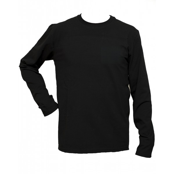 Pánské triko s dlouhým rukávem černé NOVÉ 2025