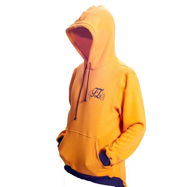 Dámská mikina přes hlavu žlutá
