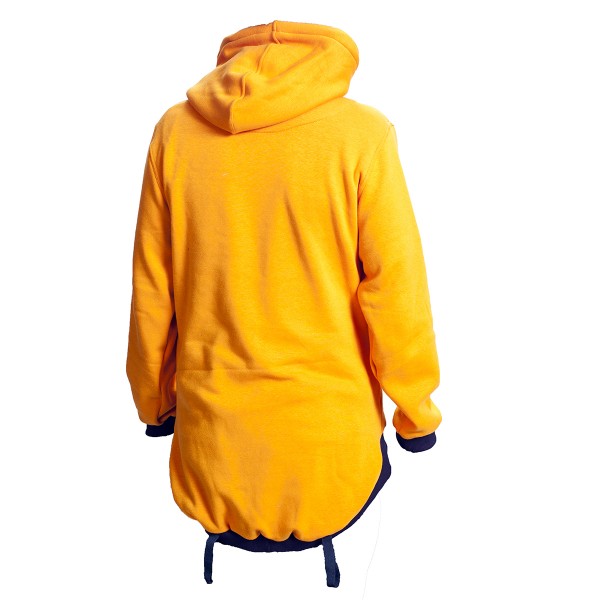 Dámská mikina přes hlavu žlutá